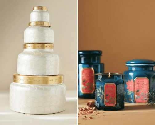 Candles cover photo collage