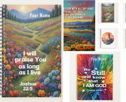 Bible Verses on art Gifts cover photo collage
