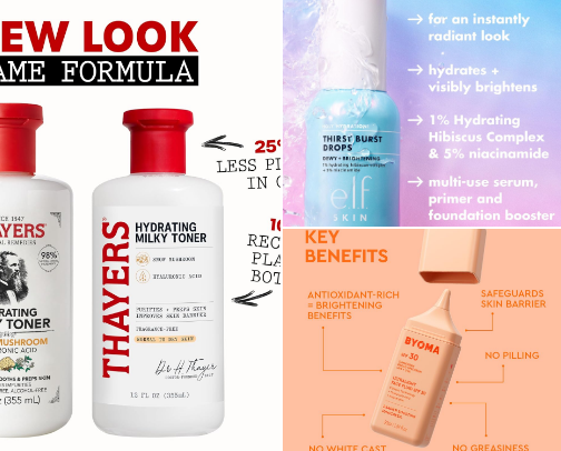 Celebs & Influencers Makeup/ Skincare Inspiration cover photo collage