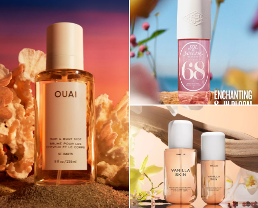 Body mist🌸 cover photo collage
