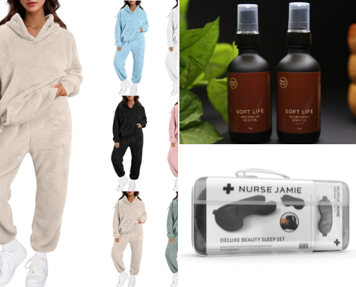 Soft life essentials🥂🤍 cover photo collage