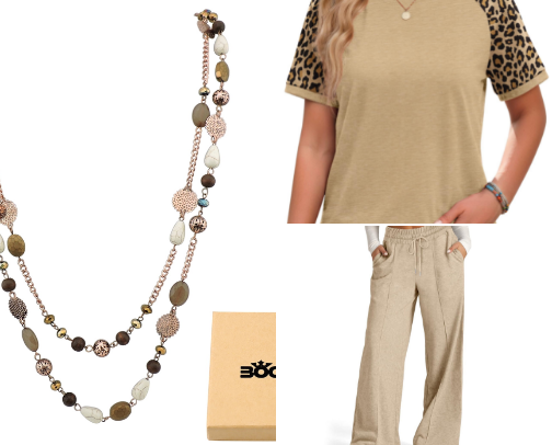 Neutral Fashion Finds cover photo collage