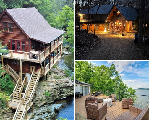 19 Places I'd Stay for My First Trip to Tennessee 🎸 | My Favorite VRBO Destinations cover photo collage