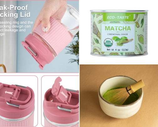 Matcha Essentials! cover photo collage