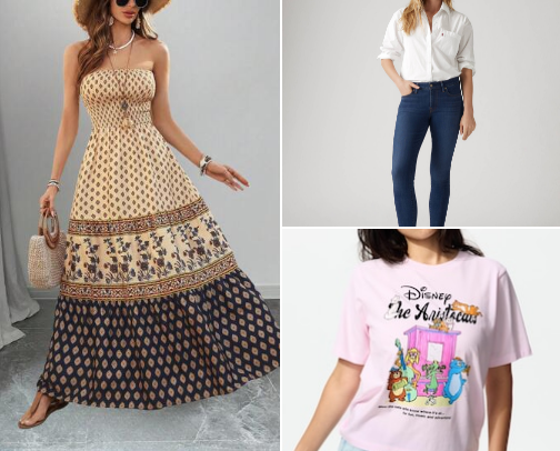 Women latest fashionwear collection cover photo collage