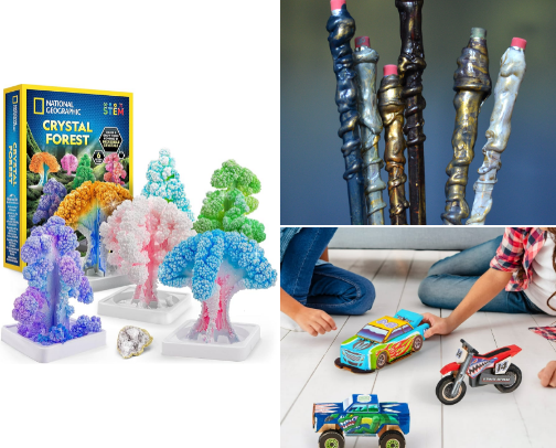 Craft Projects and Kits for Preteen Boys Age 9-12 cover photo collage
