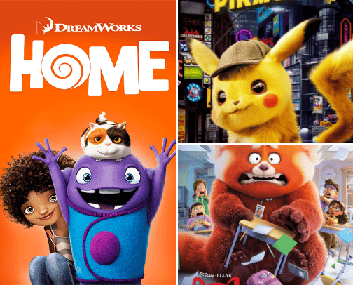 Favorite Kids' Movies cover photo collage