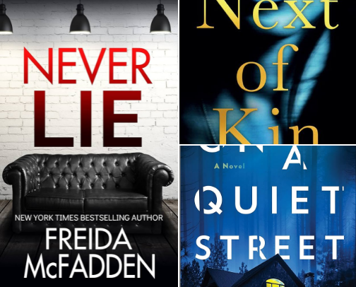 Thrillers That Kept Me Guessing cover photo collage