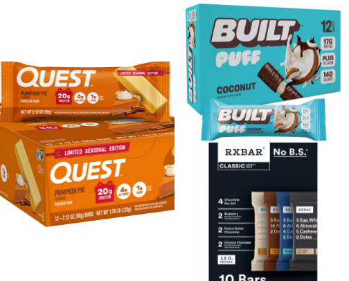 Protein Snacks for Travel & Busy Workdays (Always in My Bag) cover photo collage