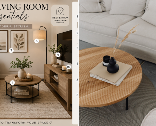 Small Living Room Essentials: Cozy Amazon Finds for Tiny Spaces cover photo collage