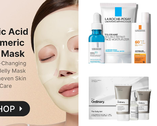 Skincare cover photo collage