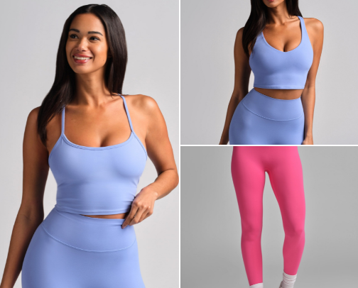 Pilates and Yoga Activewear Outfits cover photo collage