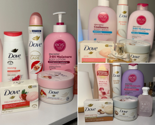 My Favourite Shower Routines ⋆｡°✩ cover photo collage