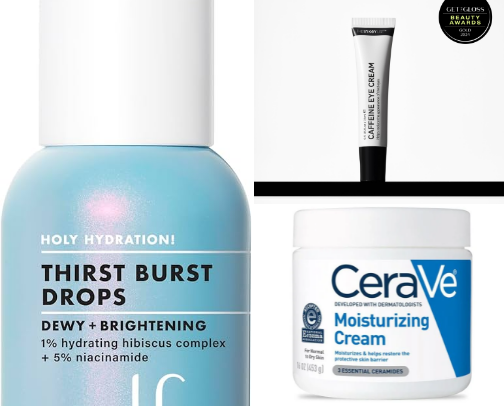 My Go-to Skincare products cover photo collage