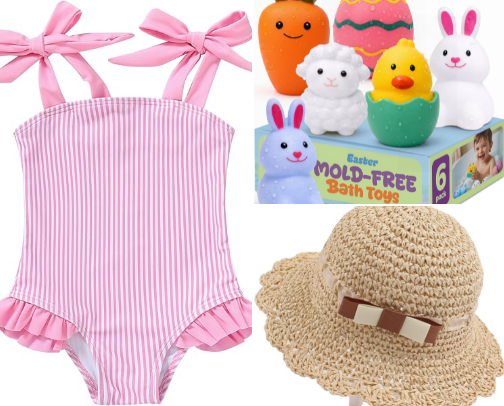 Baby’s First Easter Basket cover photo collage