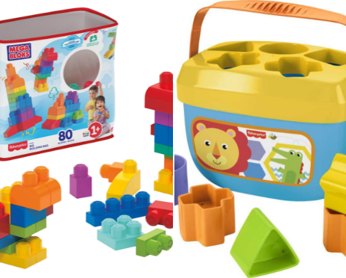 Toys for toddlers cover photo collage