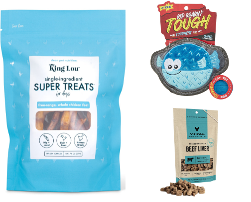 All the goodies for my dogs cover photo collage