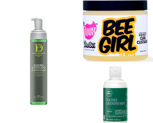 Curly Hair Must Haves cover photo collage