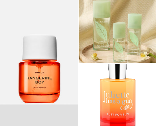 My favourite summer perfumes ☀️ cover photo collage