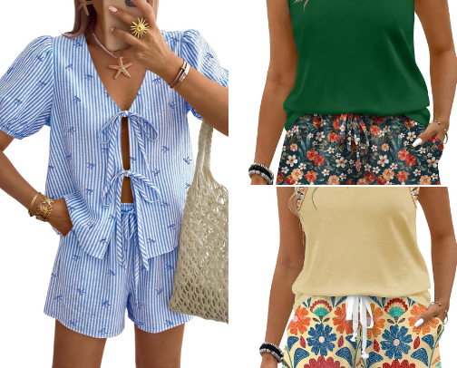 Cute 2 Piece Sets for Summer cover photo collage