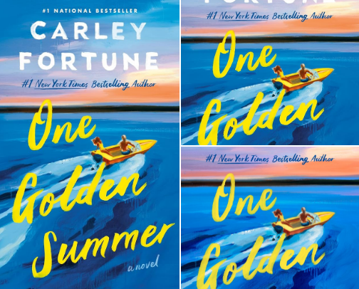 Free PDF - One Golden Summer uplifting beach read for romantics cover photo collage