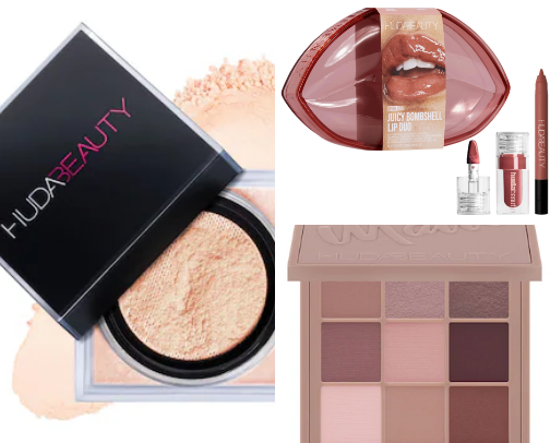 Huda Beauty cover photo collage