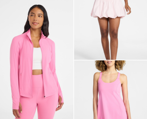 Fun Pink Spring🌸 Activewear under $25 cover photo collage