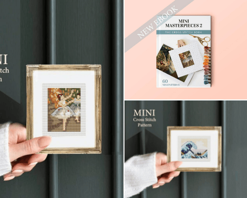 Teeny Tiny Cross Stitch Kits cover photo collage