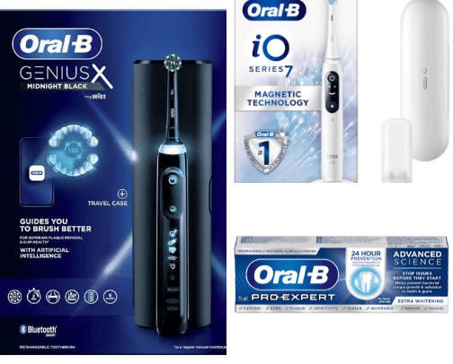 Oral B cover photo collage