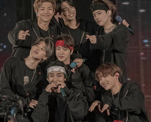 BTS merch cover photo collage
