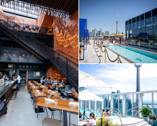 go-to dinner spots in Toronto cover photo collage