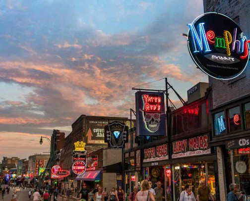 Memphis like a local cover photo collage