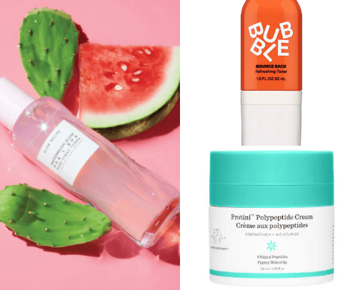 skincare !! cover photo collage