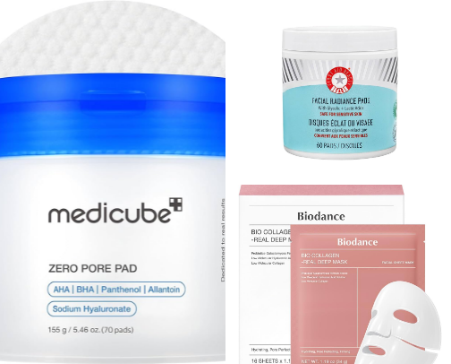 Amazon skincare unboxing cover photo collage