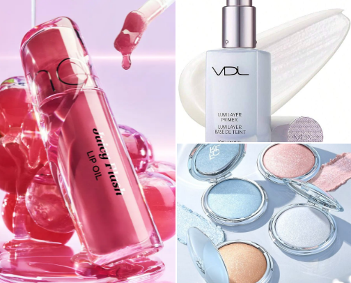 My holy grail K-beauty makeup routine for the Perfect Radiant Glow ✨ cover photo collage