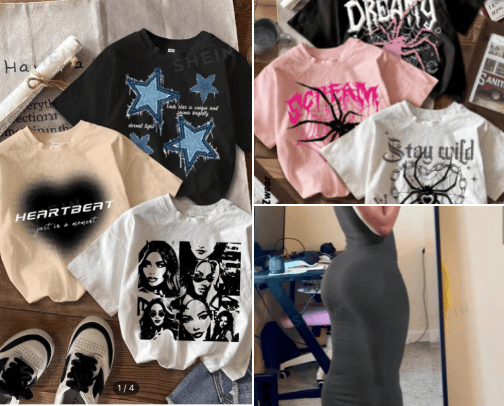 SHEIN needs and essentials cover photo collage