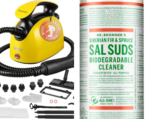 Non-toxic cleaning cover photo collage