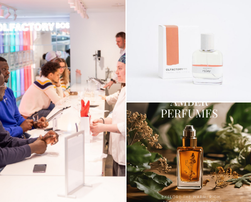 Fragrance making classes cover photo collage