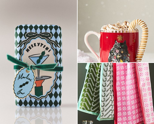 Anthropologie Christmas cover photo collage