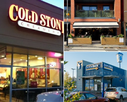 Only the best places to get coffee and sometimes food cover photo collage