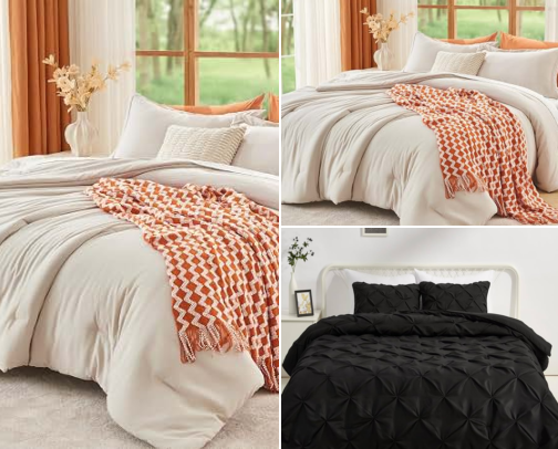 Cozy twin XL down alternative comforters cover photo collage
