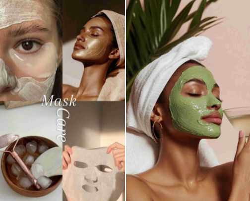 Maskcare💦 cover photo collage