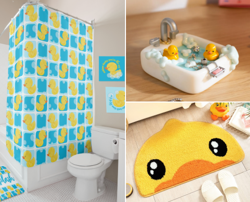 Rubber Ducky Bathroom Goals cover photo collage
