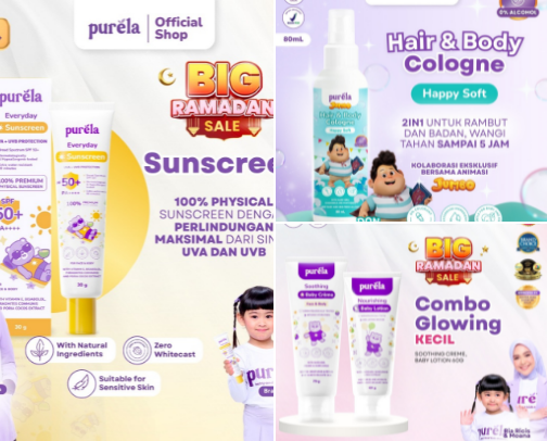 Skincare anak cover photo collage