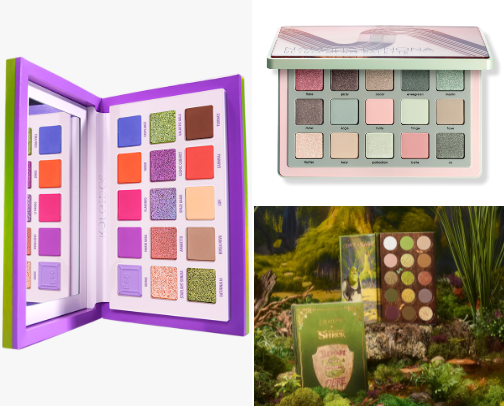 eyeshadow palettes 🖤 cover photo collage