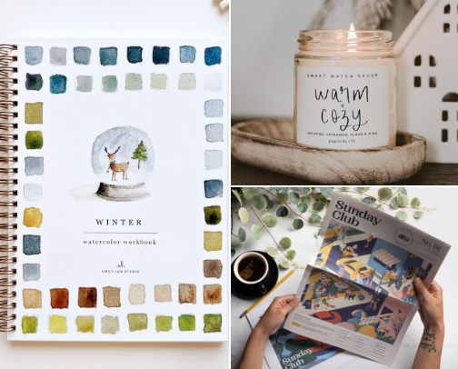 Whimsy Girl Winter cover photo collage