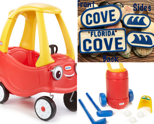 diy little tikes golf cart cover photo collage