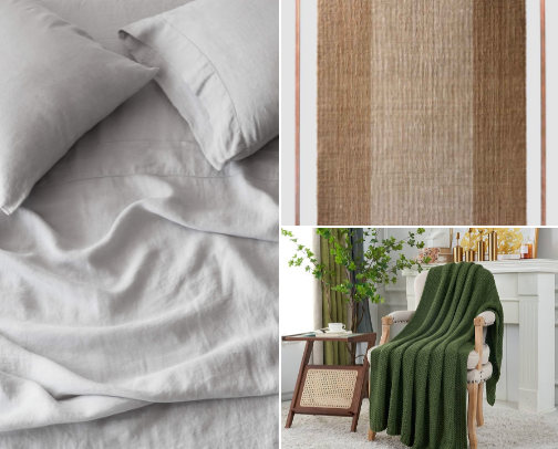 The Earthy Sanctuary: Organic Textures & Nature-Inspired Decor cover photo collage
