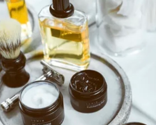 Facial & Self Care Products for Men cover photo collage