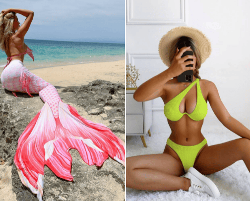 Bathing suit👙 cover photo collage